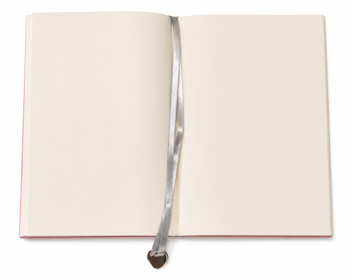 A5 Textured PU Leather Notebook with Ribbon Bookmark