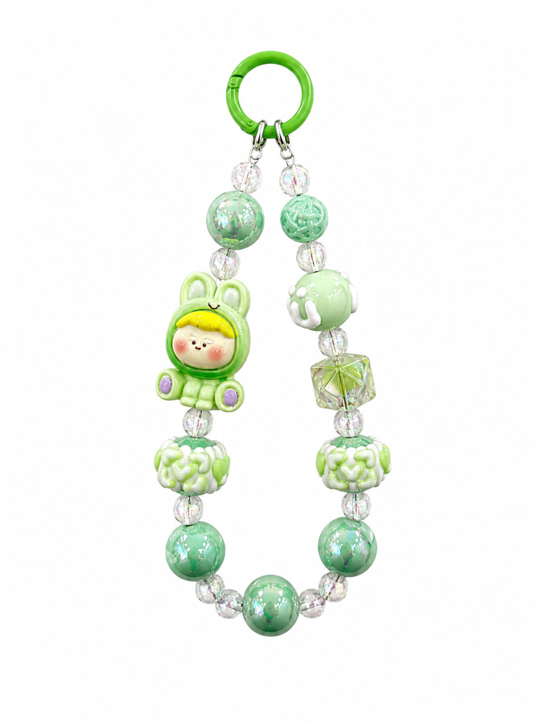 Kawaii Beaded Phone Charm & Keychain Collection