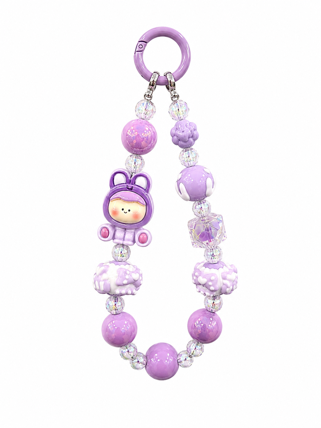 Kawaii Beaded Phone Charm & Keychain Collection