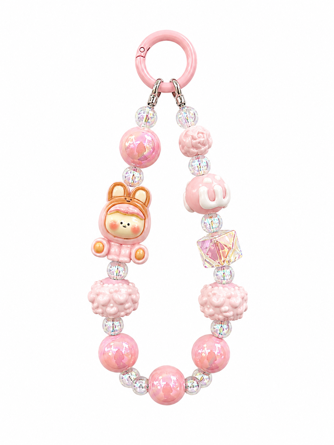 Kawaii Beaded Phone Charm & Keychain Collection