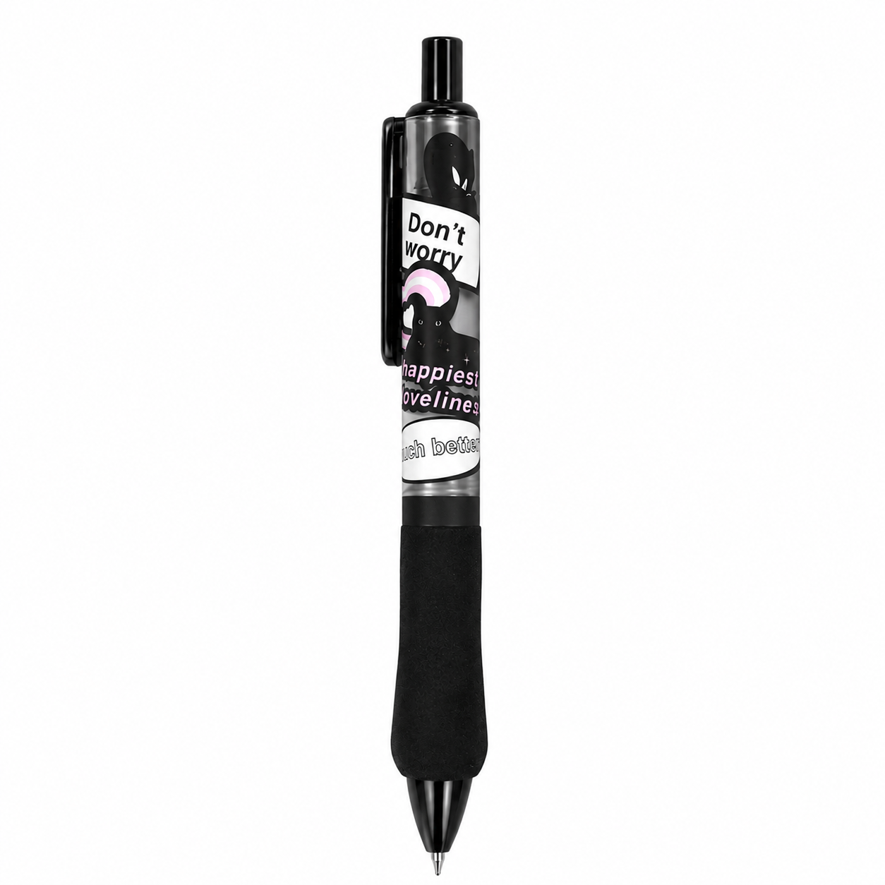 Black Y2K Gel Pen