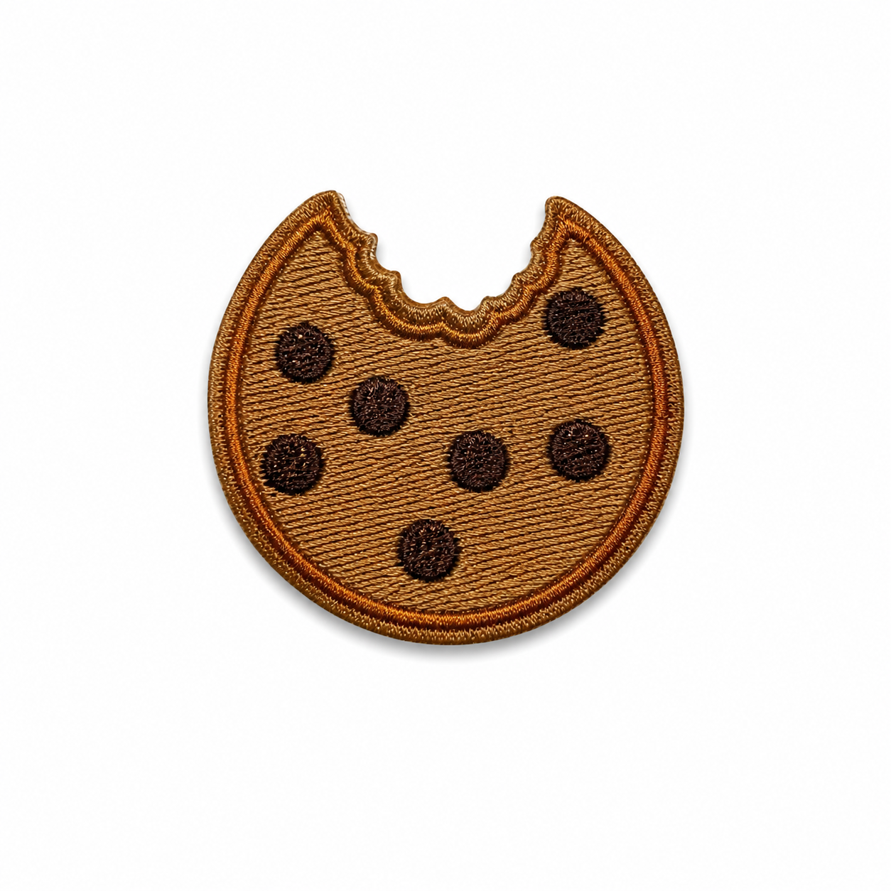 Small Chocolate Chip Cookie Iron On Patch