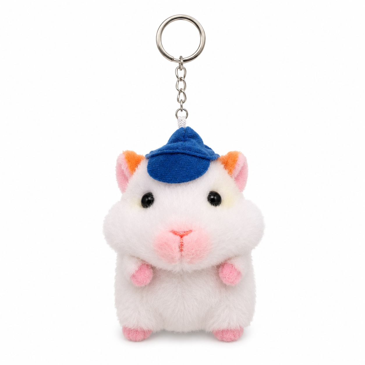 Little Cap Hamster Plush Keychain