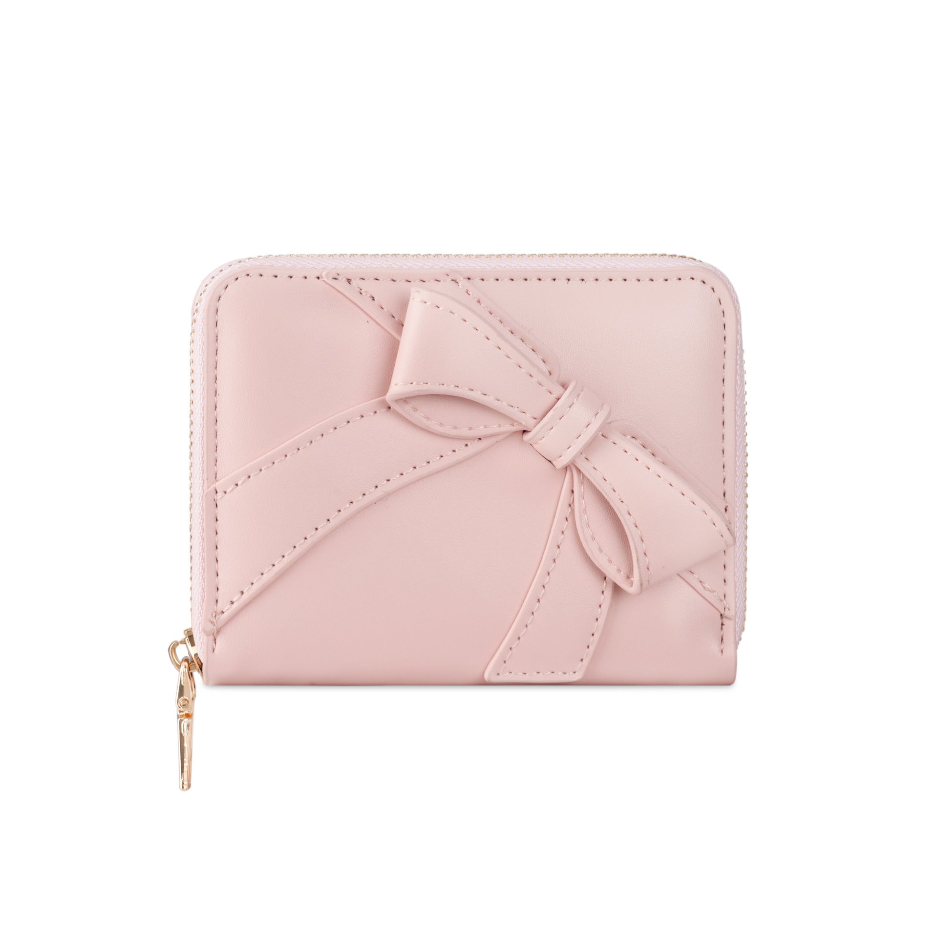 Bow Zip-Around Wallet