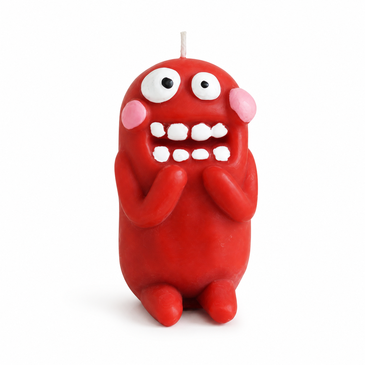 Cute Monster Scented Candle – Novelty Character Wax Decor