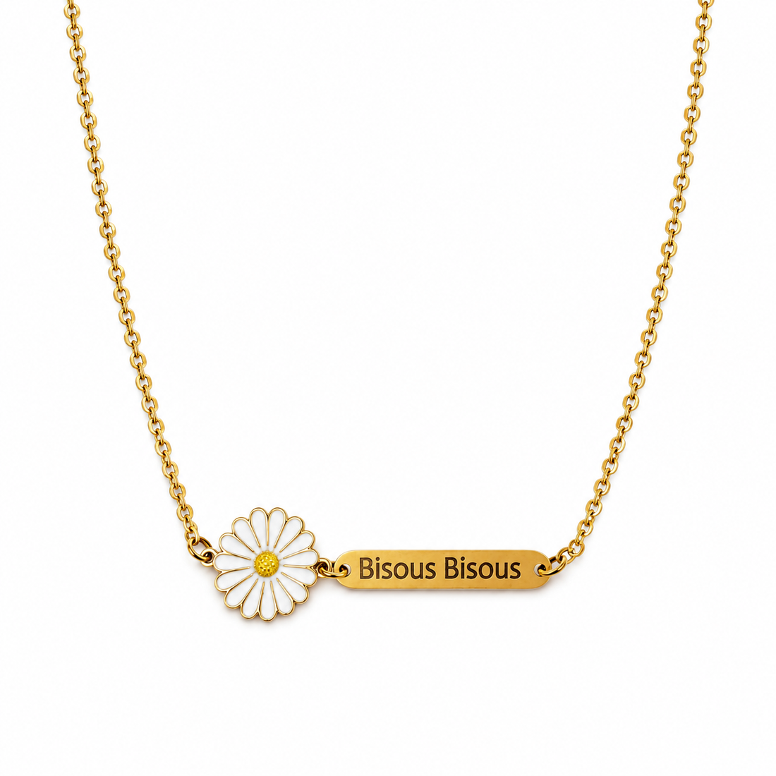 Personalized Daisy Name Necklace