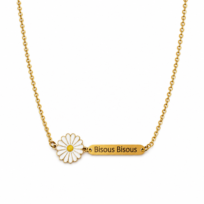 Personalized Daisy Name Necklace