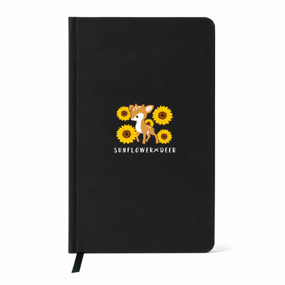 Sunflower Deer Hardcover Notebook