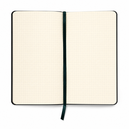 Red Panda Gingham Hardcover Notebook