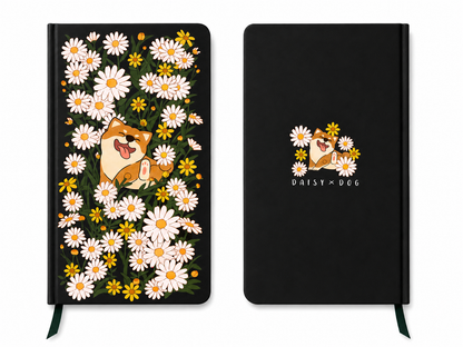Daisy Dog Hardcover Notebook
