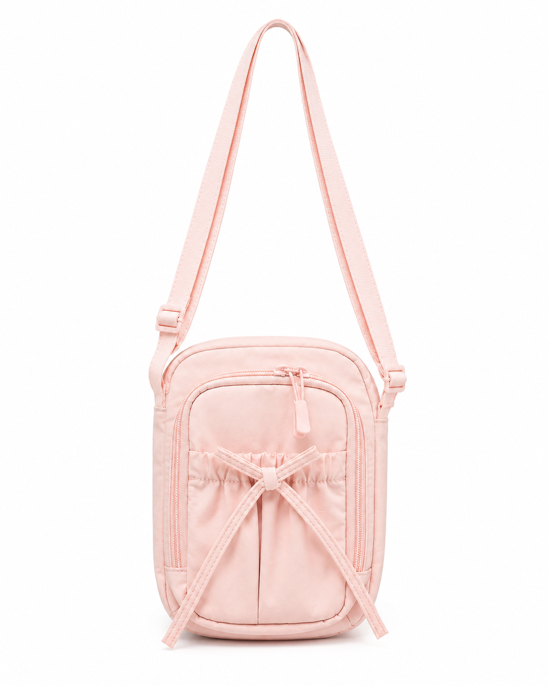 Pastel Pink Bow Crossbody Bag