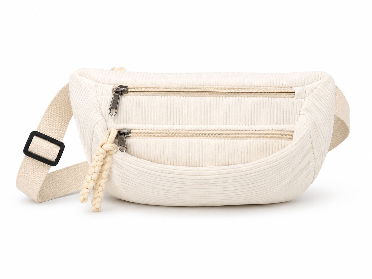 Olive Green Corduroy Waist Bag