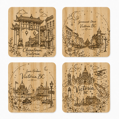 Personalized Wooden Coaster – Square