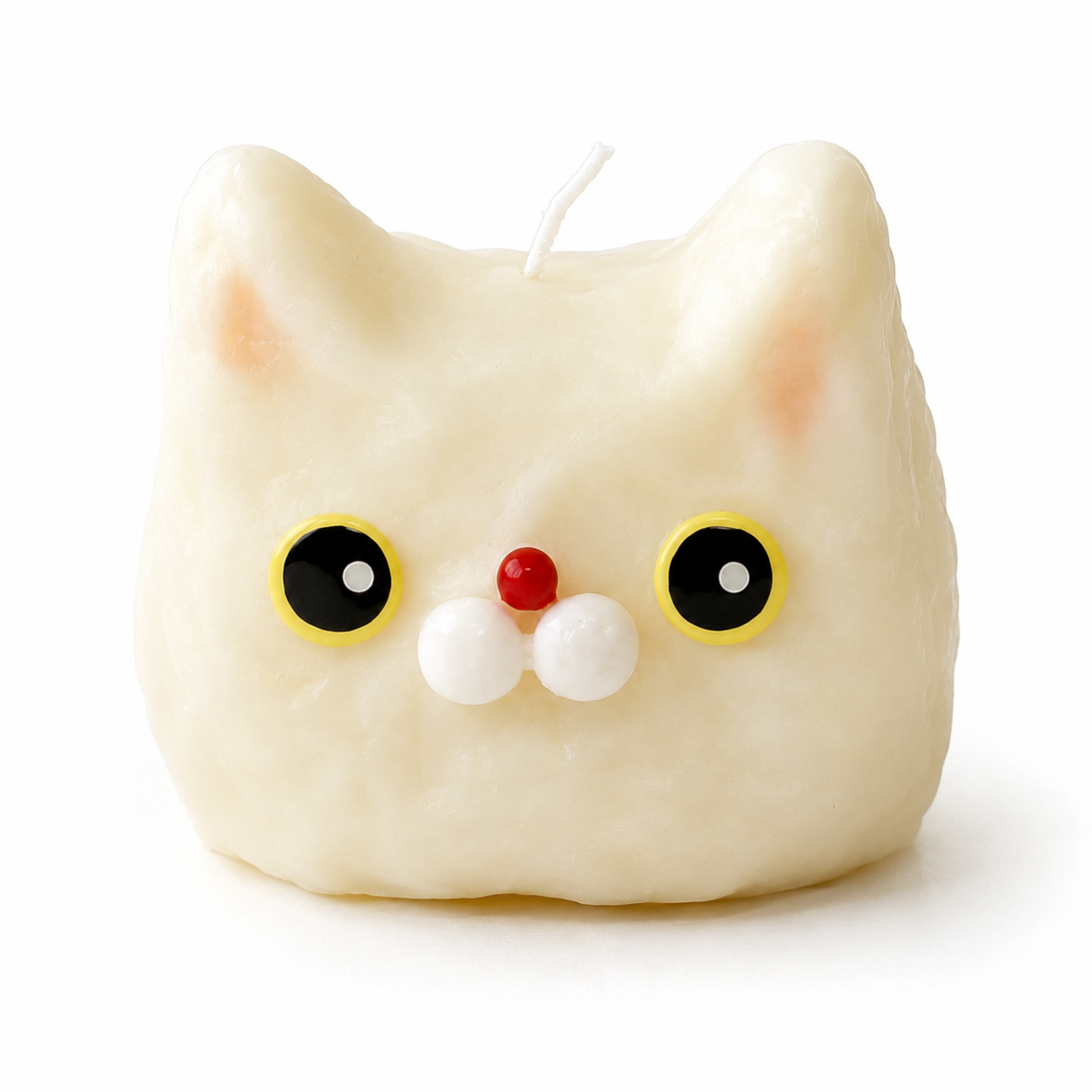 Cream Cat Shaped Candle