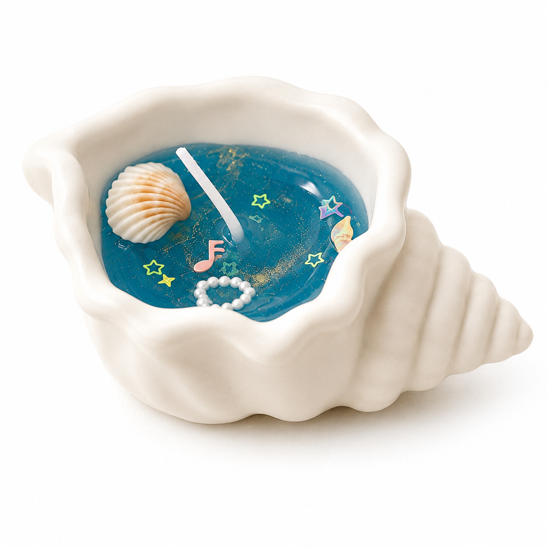 Ocean Shell Gel Candle