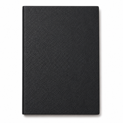 A5 Textured PU Leather Notebook with Ribbon Bookmark