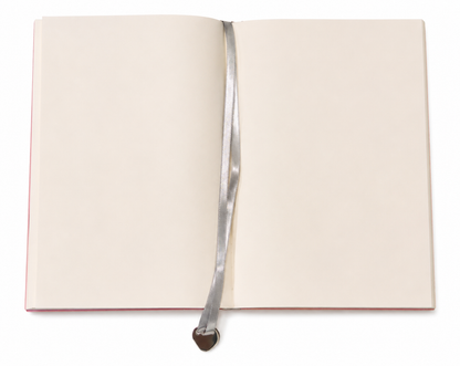 A5 Textured PU Leather Notebook with Ribbon Bookmark