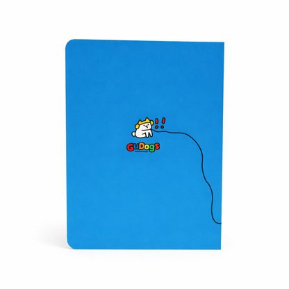 GuDogs Bask in the Sun Notebook（Blue)