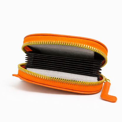 Orange Cat Card Holder Wallet