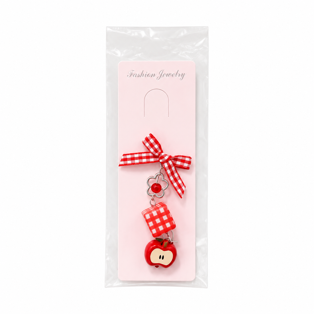 Cute Light Bulb Plush Bag Charm Keychain