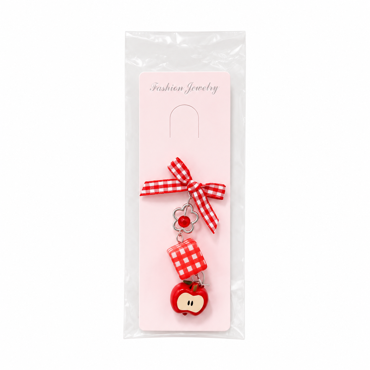Cute Light Bulb Plush Bag Charm Keychain