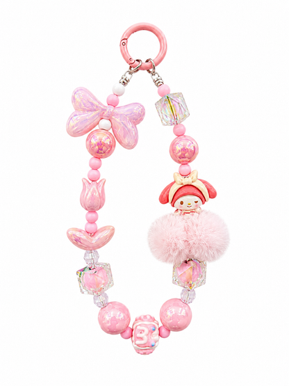 Kawaii Beaded Phone Charm &amp; Keychain Collection