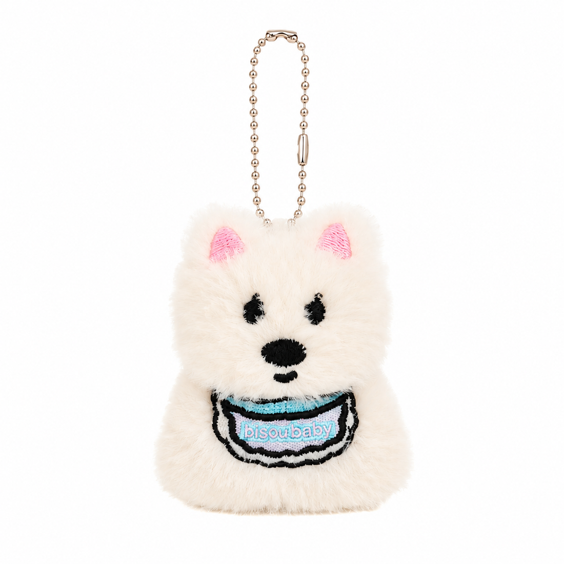 Plush Puppy Bag Charm Keychain