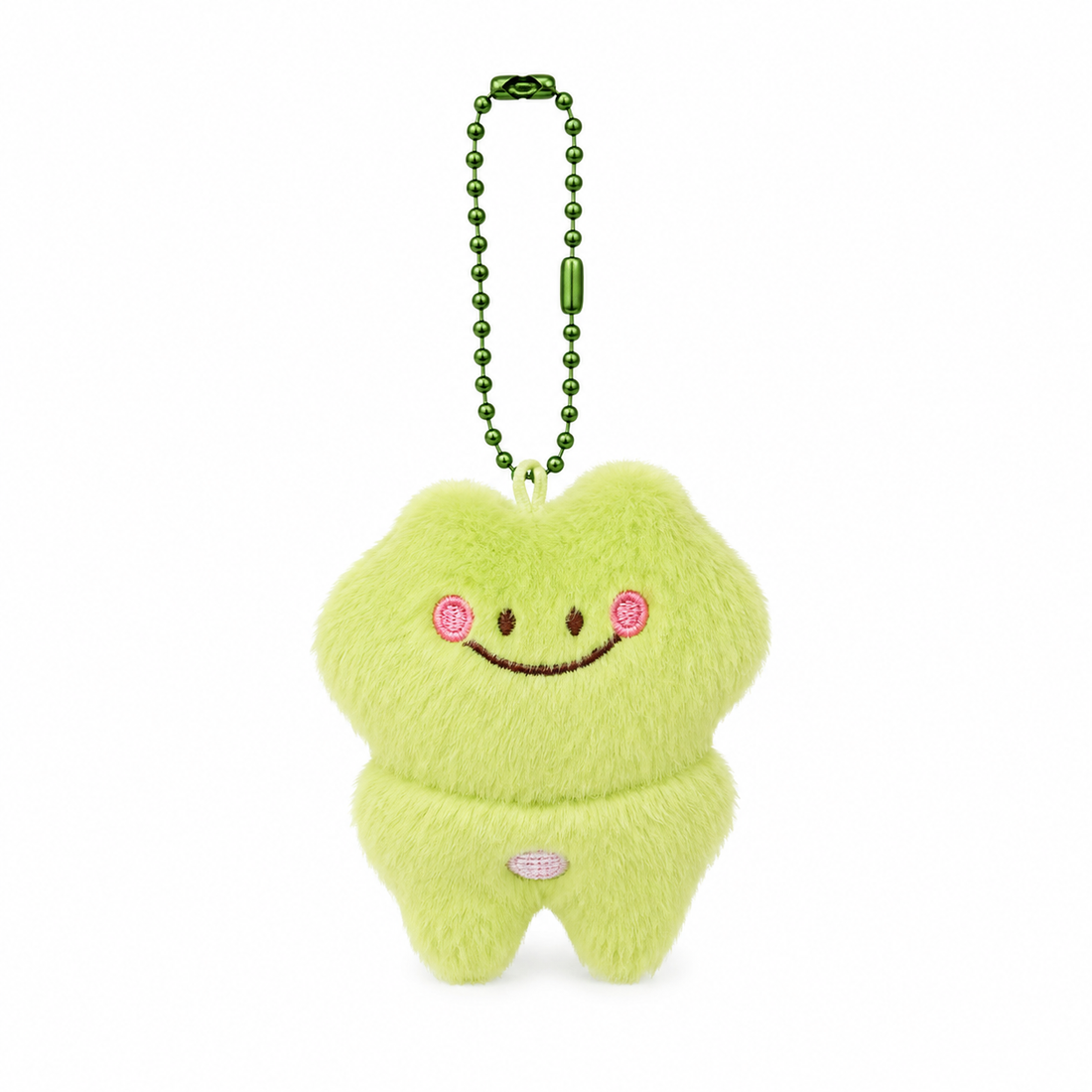 Green Frog Plush Bag Charm Keychain