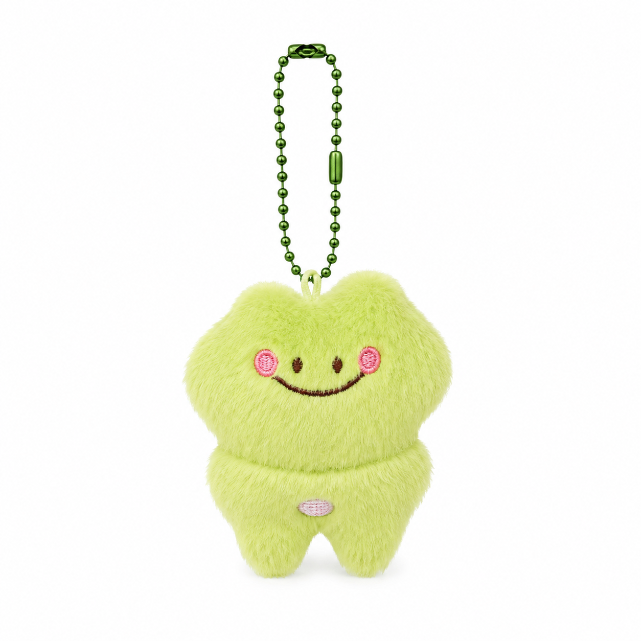 Green Frog Plush Bag Charm Keychain