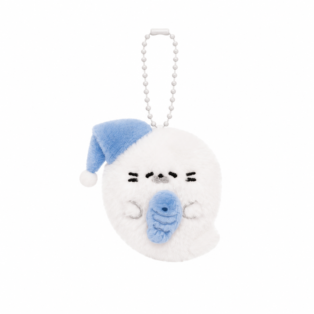 Sleepy Seal Plush Bag Charm Keychain