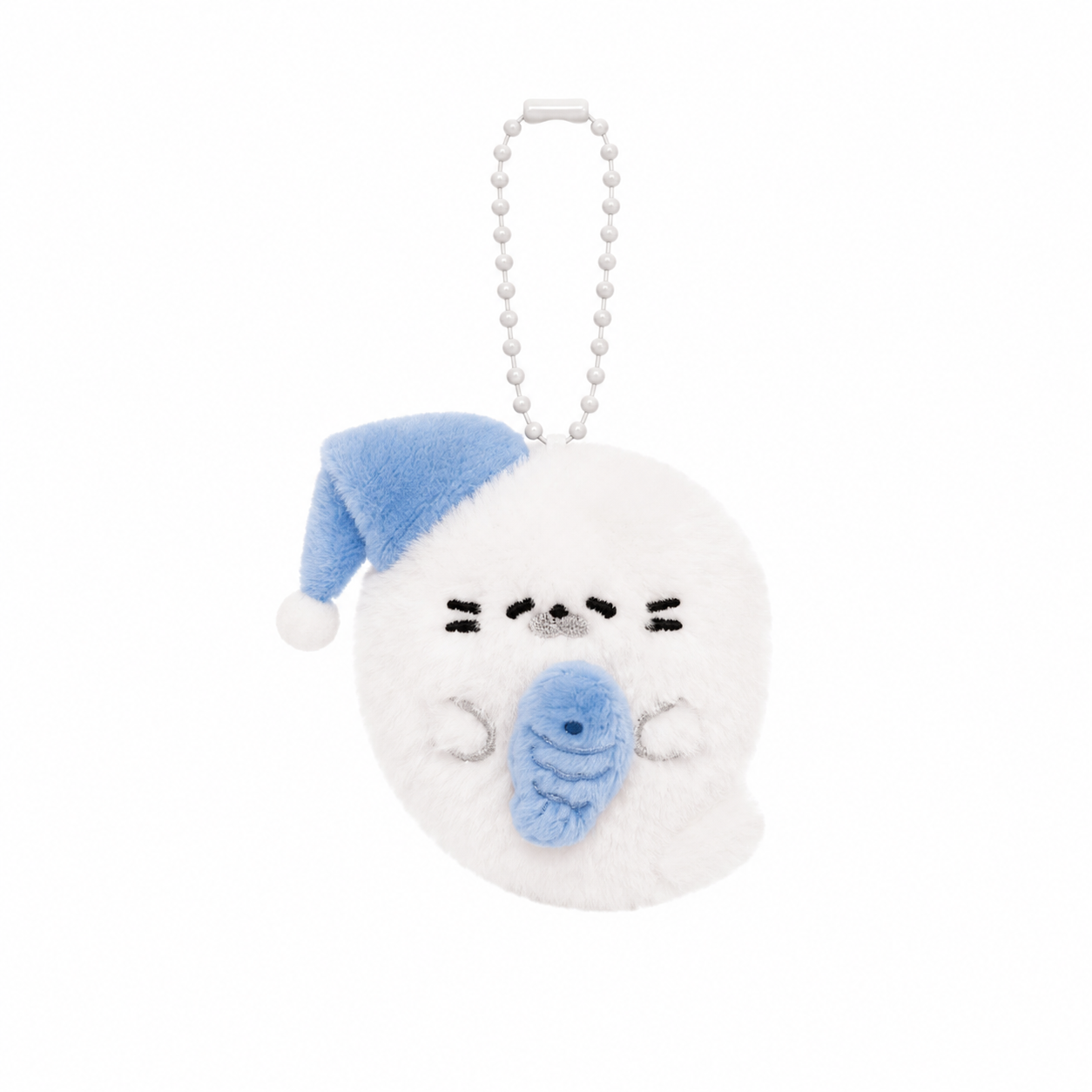 Sleepy Seal Plush Bag Charm Keychain