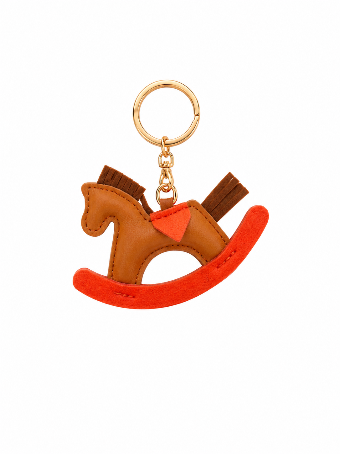 Rocking Horse Keychain Charm