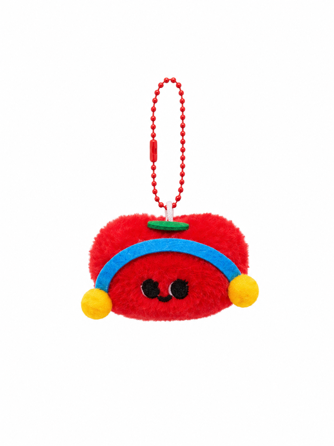 Red Plush Character Bag Charm Keychain