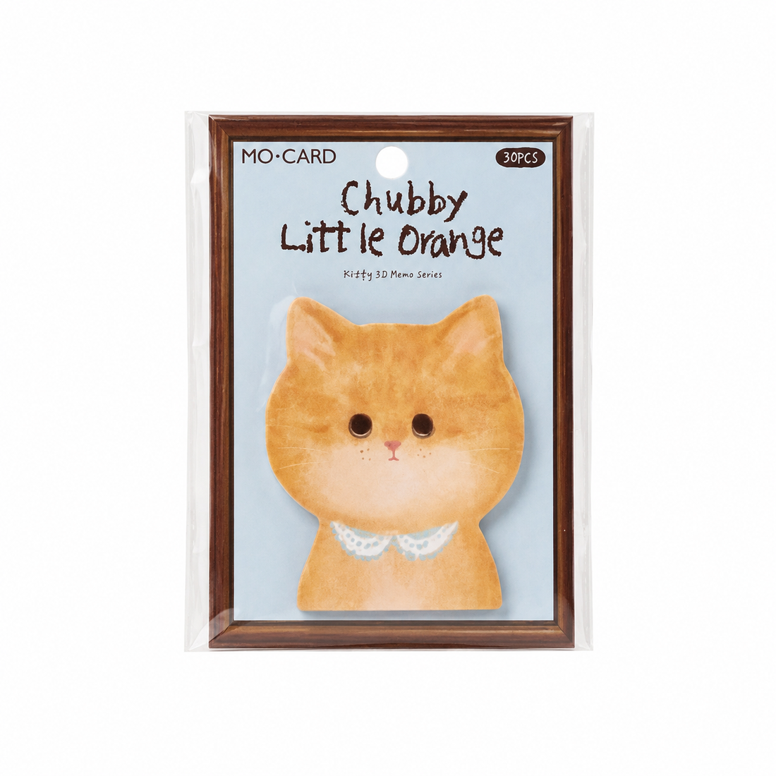 Chubby Little Orange Cat 3D Memo Cards