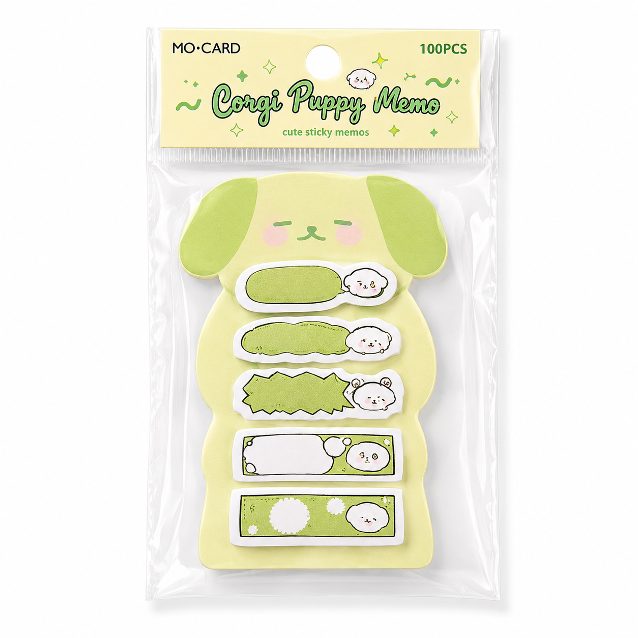 Corgi Puppy Sticky Memo Tabs