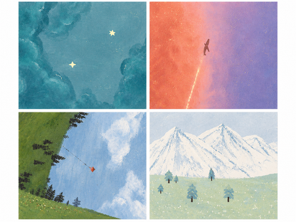 Scenic Moments Sticky Memo Set