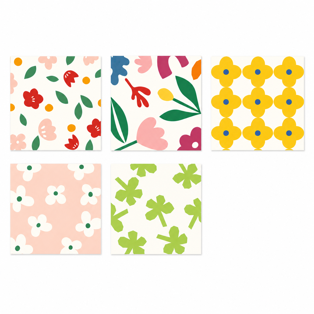 Spring Floral Sticky Memo Set