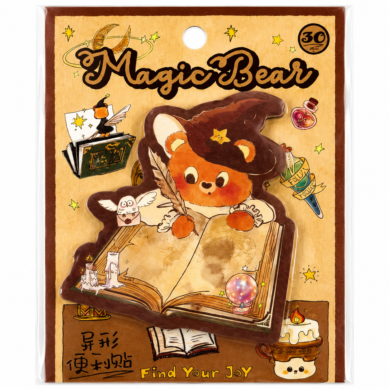 Magic Bear Sticky Memo Set