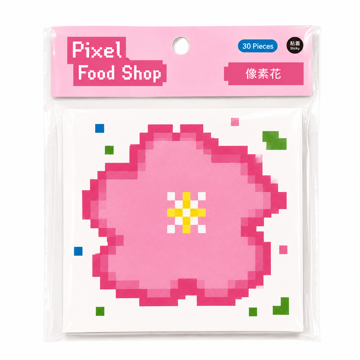 Pixel Food Shop Sticky Memo Set