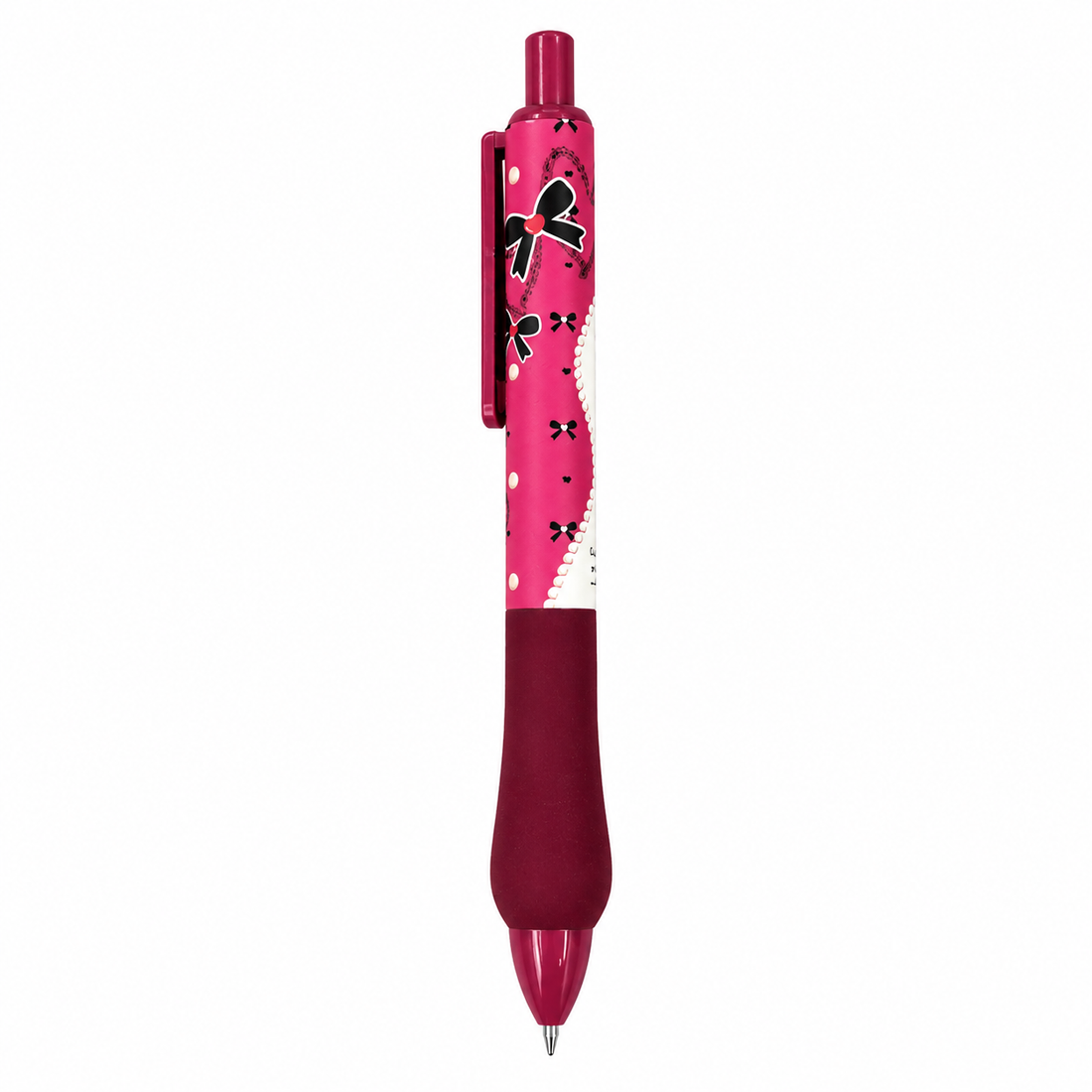 Black Y2K Bow Gel Pen