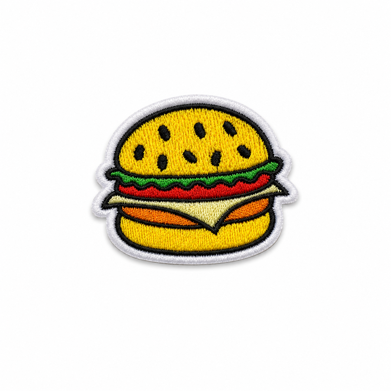 XS Burger Iron-On Patch