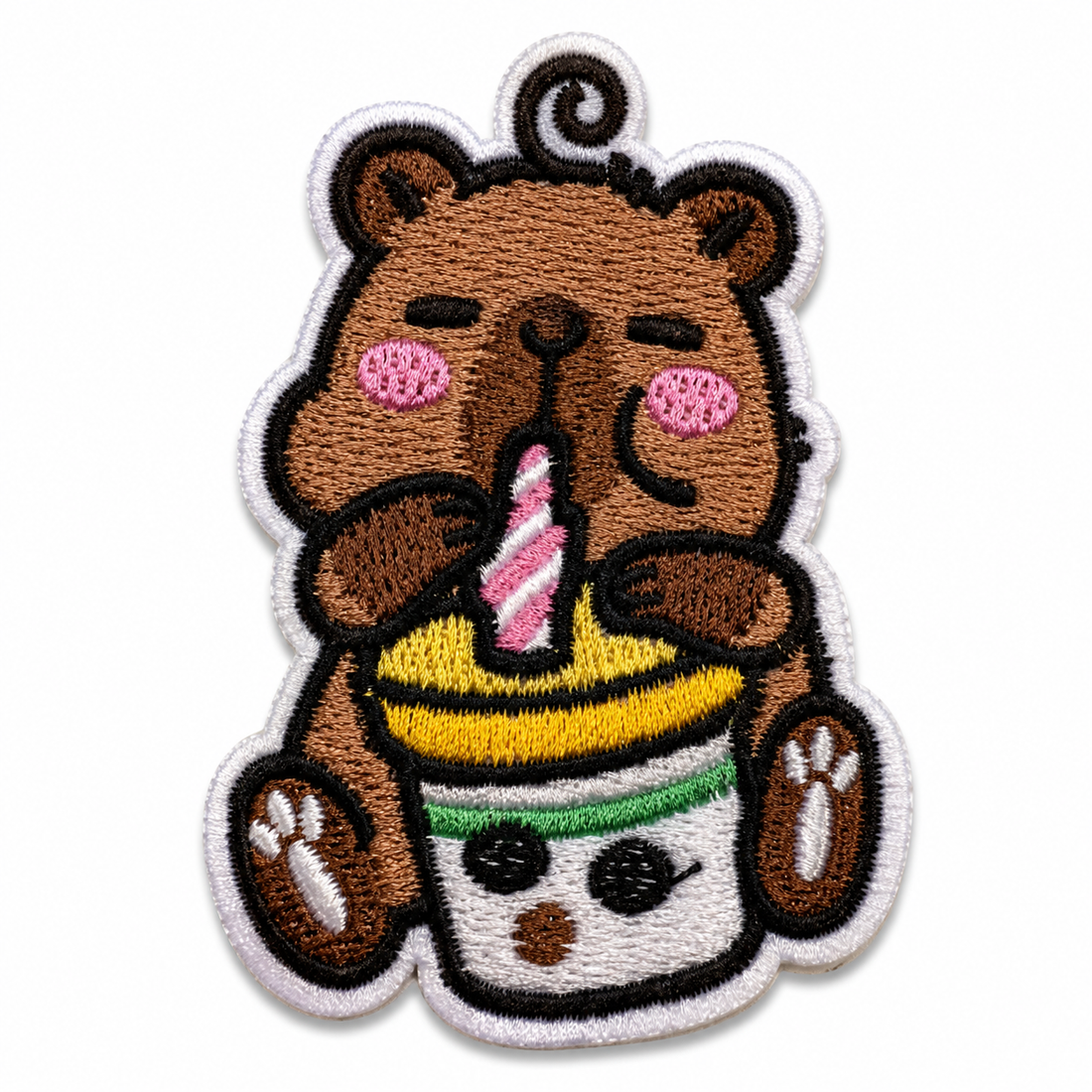 Medium Boba Bear Iron On Patch