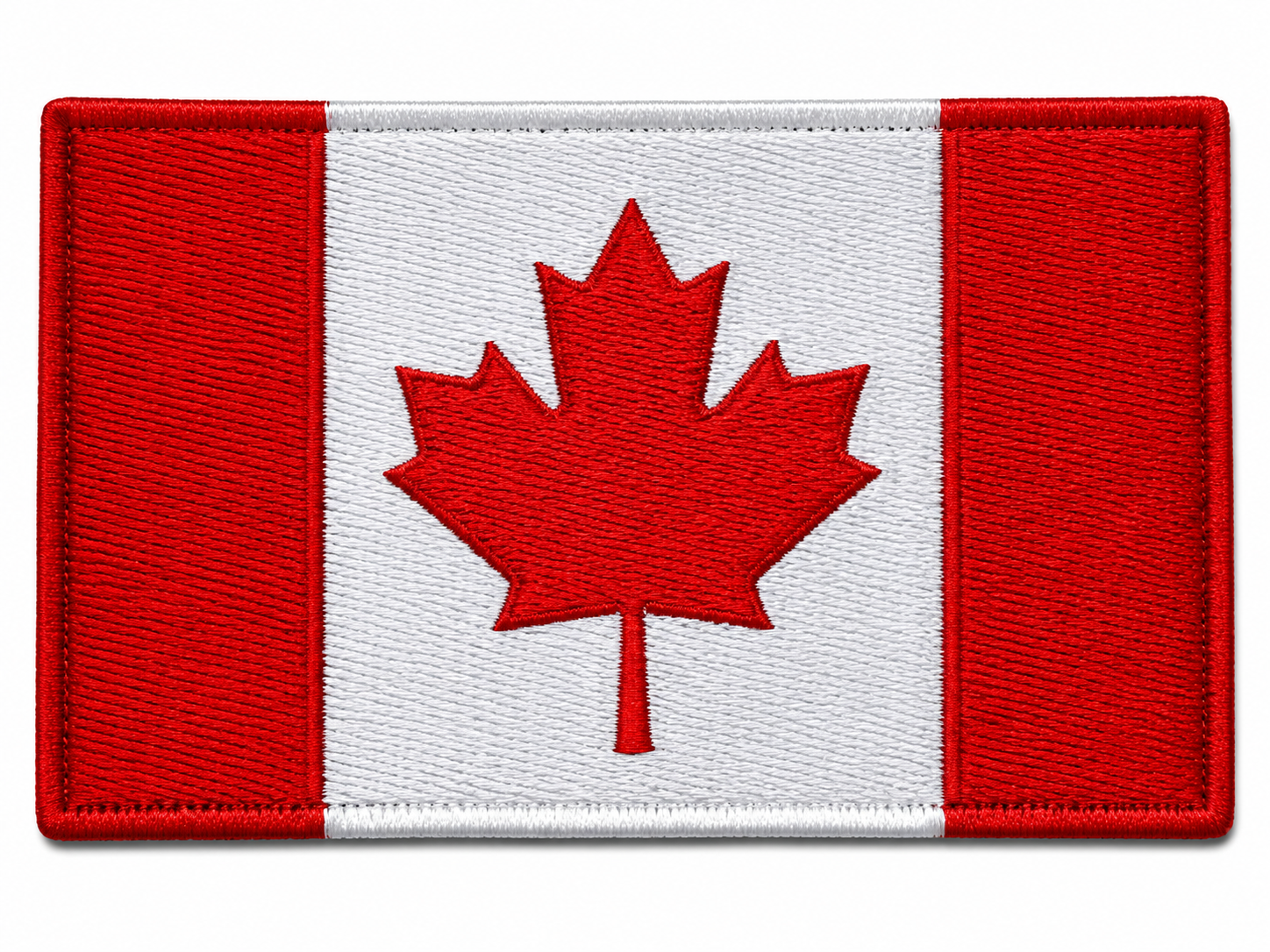Large Canada Flag Iron On Patch
