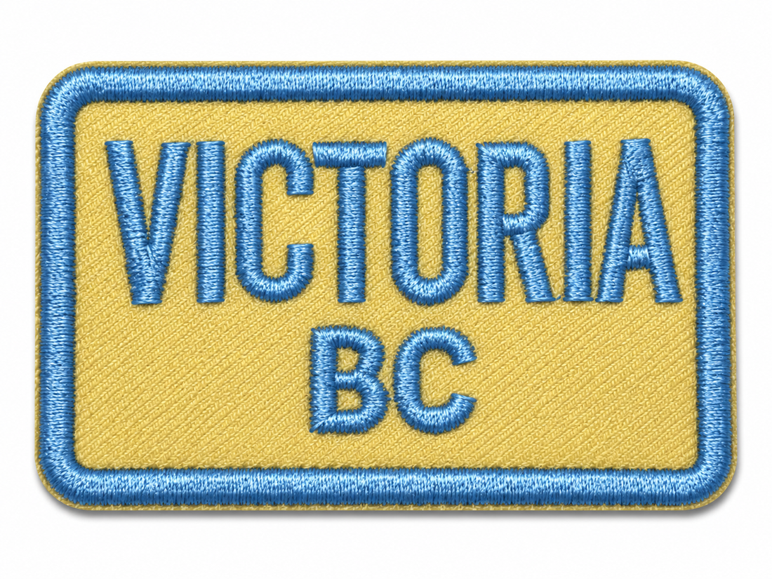 Large  BC Iron On Patch