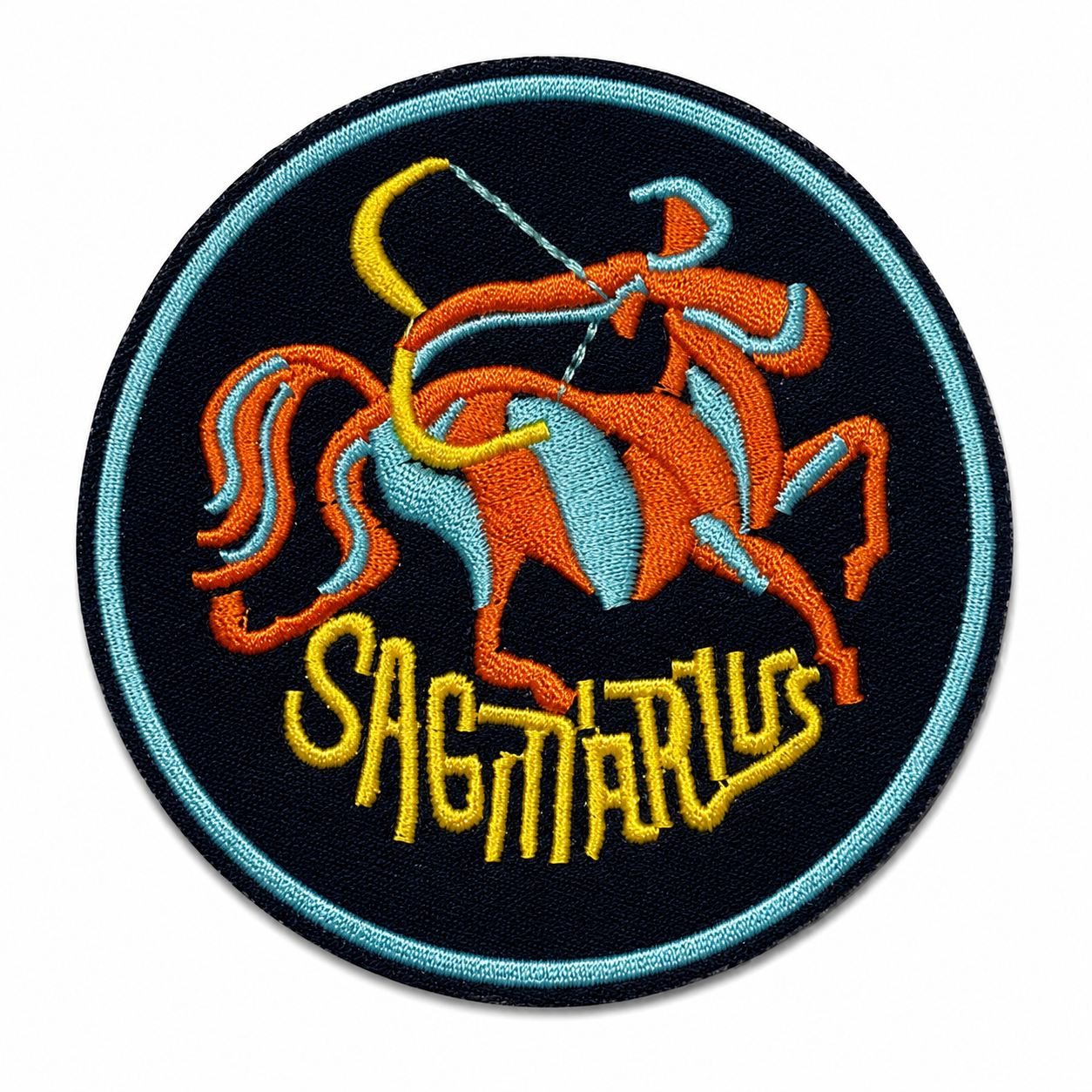 Large Sagittarius Zodiac Iron On Patch