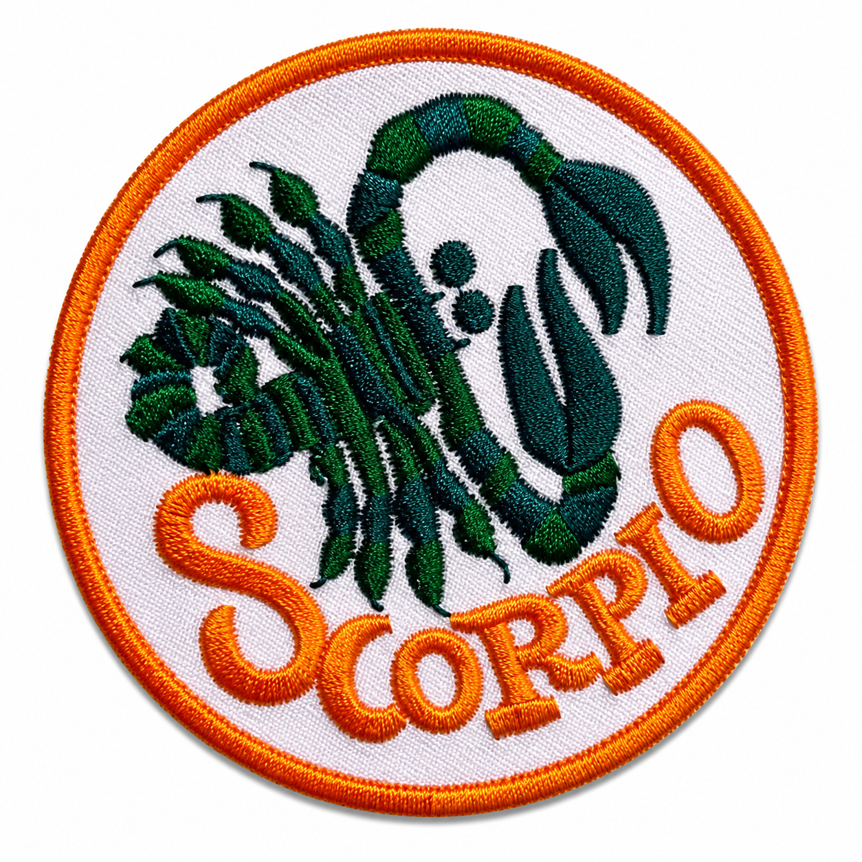 Large Scorpio Zodiac Iron On Patch