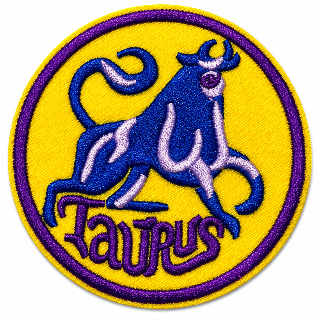 Taurus Zodiac Embroidered Iron-On Patch