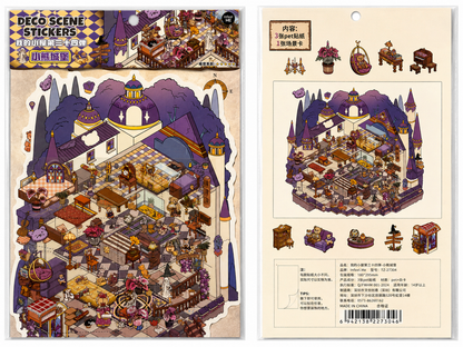 Little Bear Castle Sticker Puzzle Game