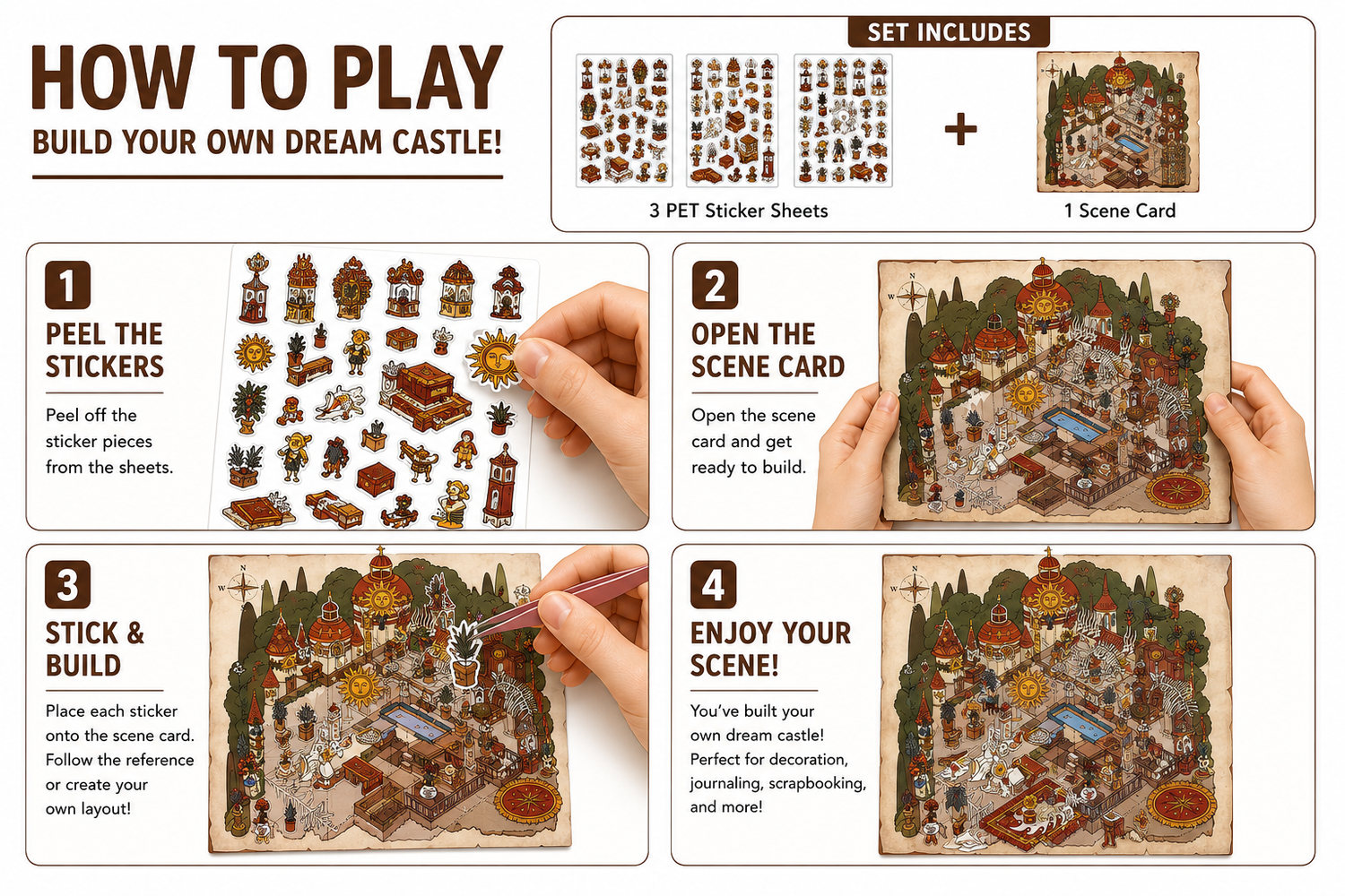 Dream Castle Sticker Puzzle Game