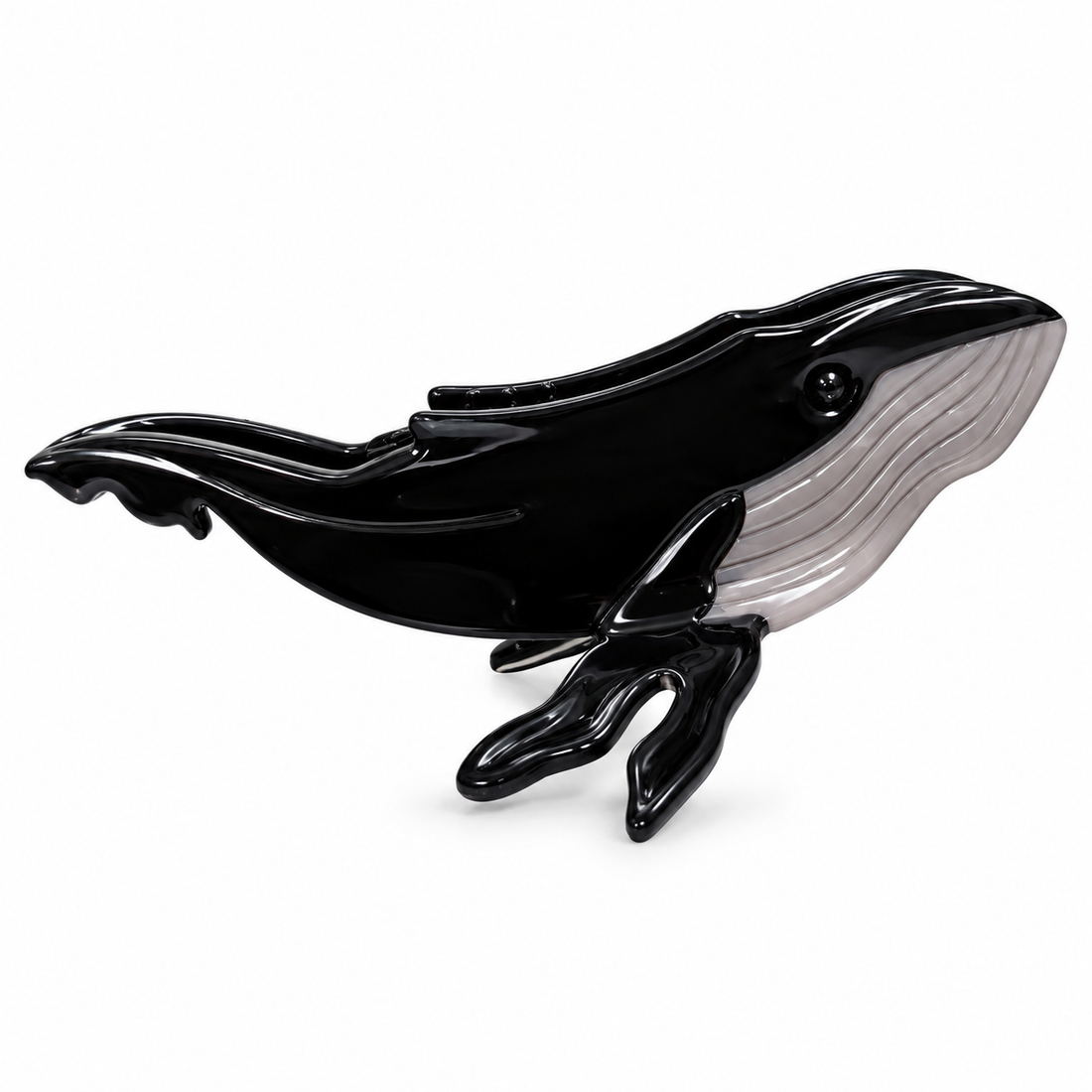 Ocean Whale Hair Claw Clip